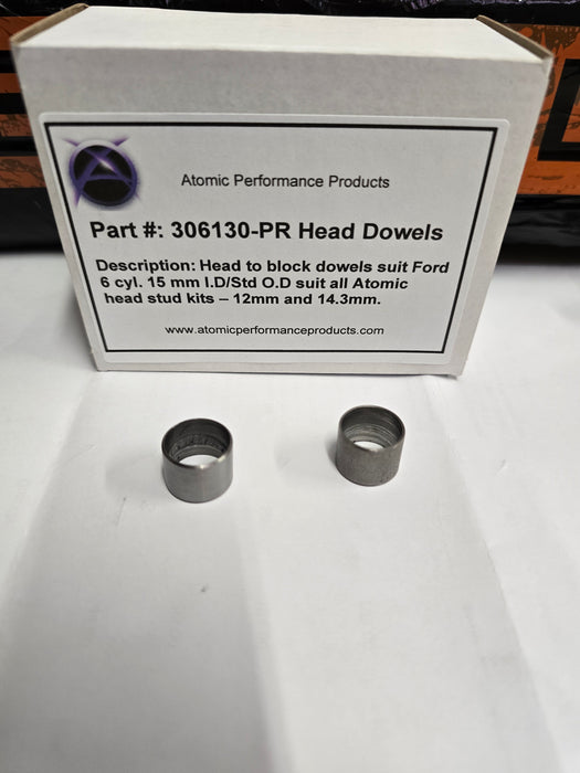 Dowels, Head to block 6 cyl Barra Atomic