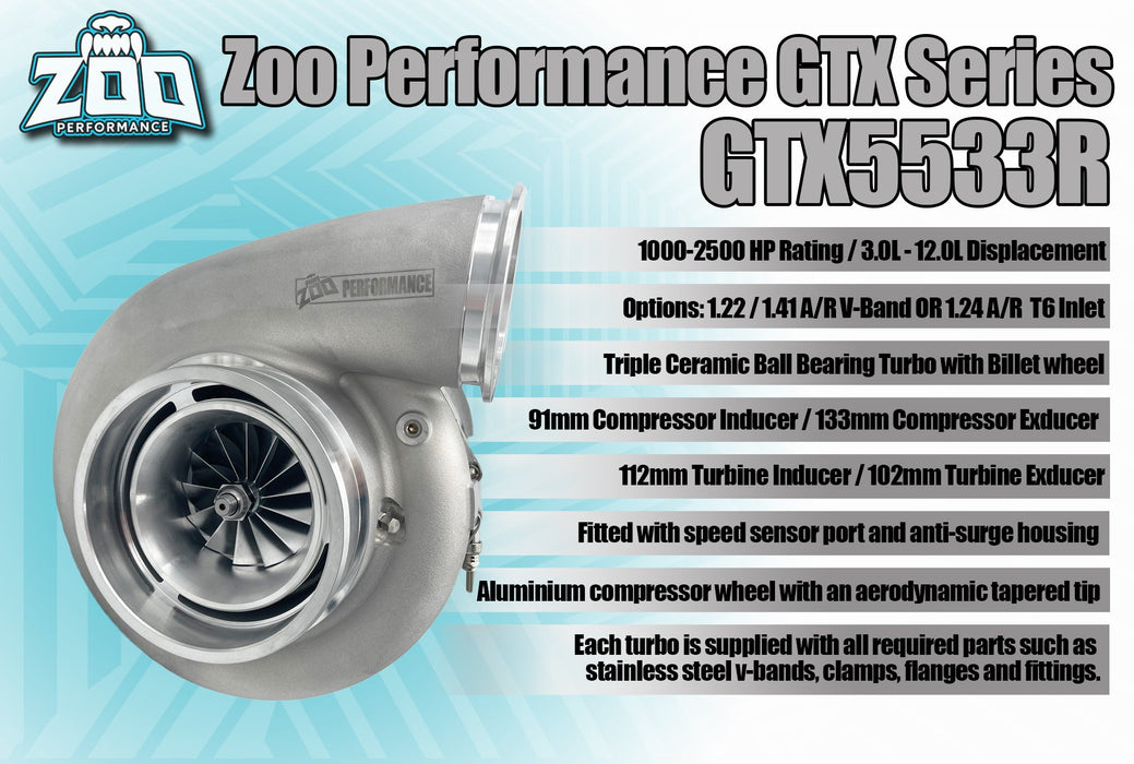 Zoo Performance - GTX5533R Series 91mm Turbo