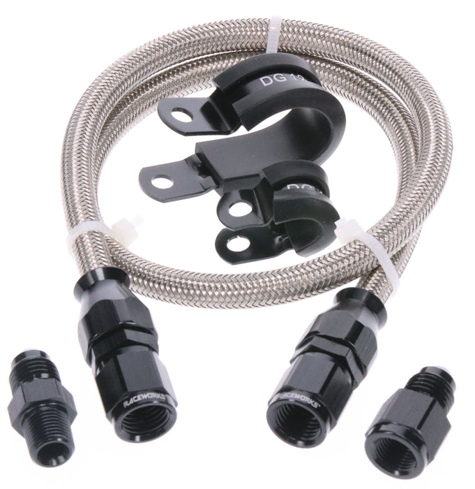 1/8 Npt Pressure Sensor Flexible Hose Extension Kit