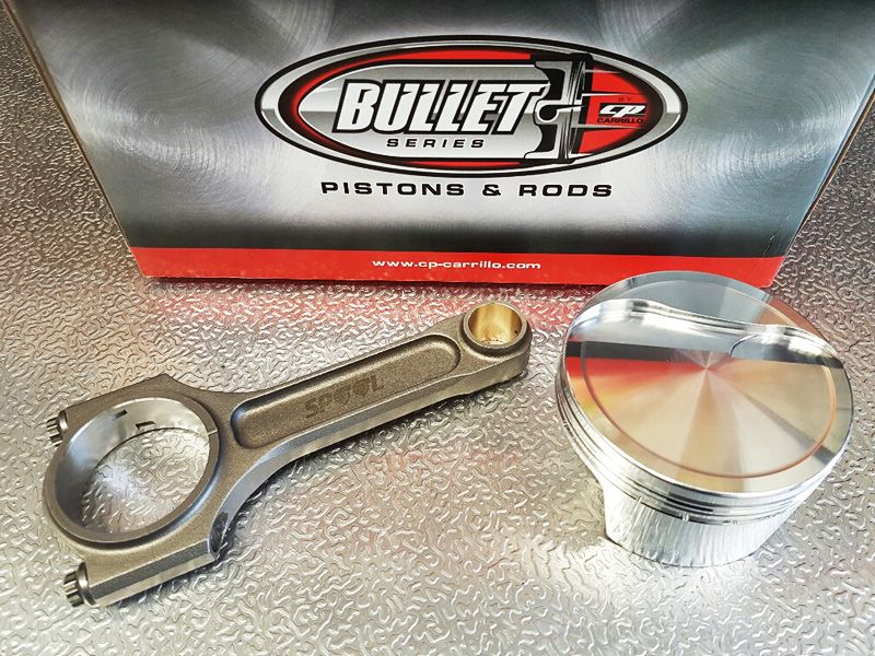 SPOOL Holden / GM LS 3.622" Stroke (15 degree Heads) CP Bullet Pistons and Spool 300M Extreme I Beam ARP L19 7/16 Conrods
