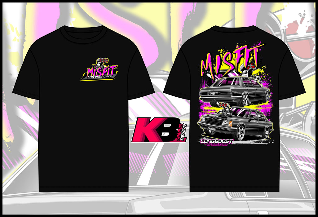 LongBoost Performance "MISFIT Motorsports" T-shirt
