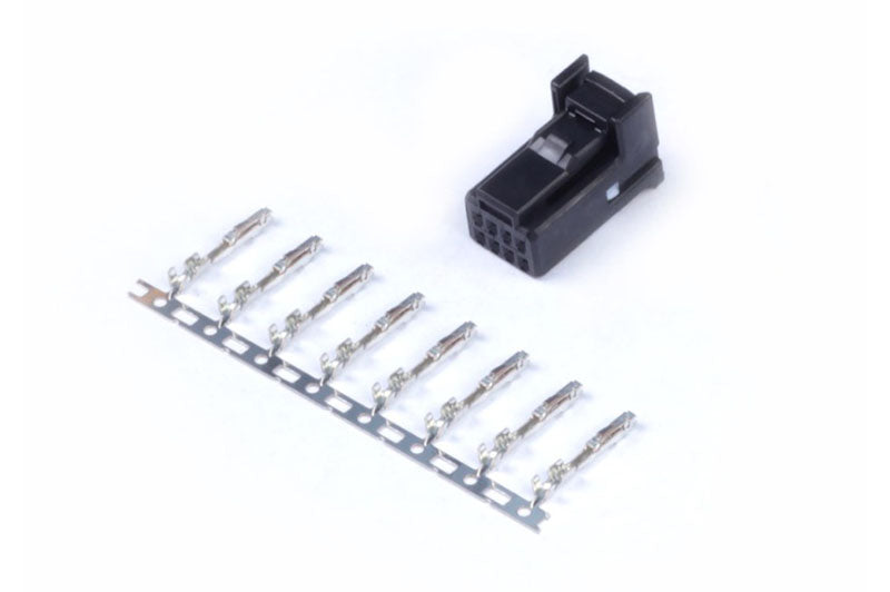 Haltech - Plug and Pins Only - 8 Pin Black Tyco HT-030003