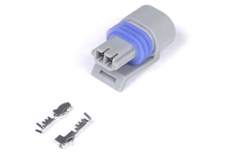 Haltech - Plug and Pins Only - Delphi 2 Pin GM style Air Temp Connector (Grey) HT-030410