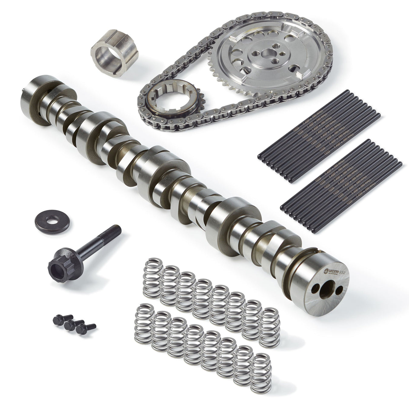 VCM camshaft kit with springs, pushrods and timing components