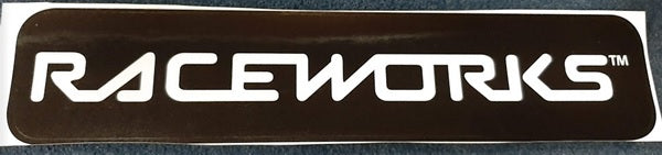 Raceworks Sticker B&W 700Mm X 110Mm