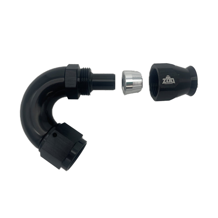 Zoo Performance - 200 Series PTFE 150 Deg Hose Ends (Teflon)