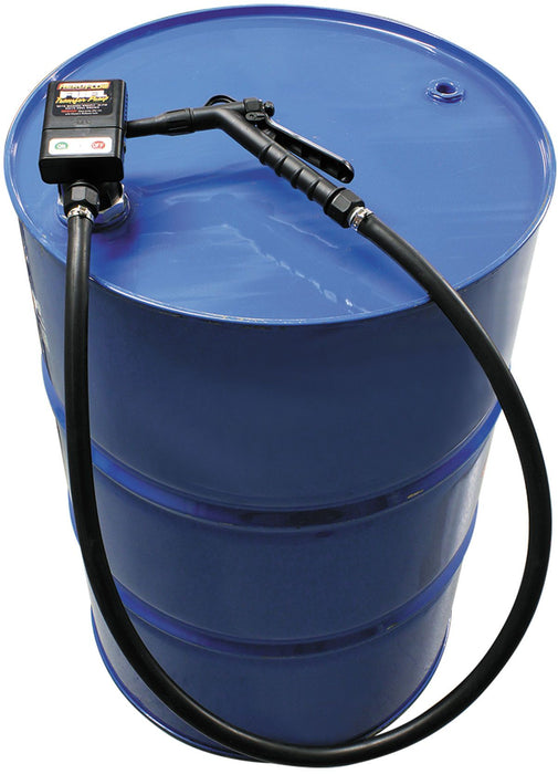 Aeroflow Battery Operated Fluid Transfer Drum Pump Manual Trigger Nozzle, 9 Liters Per Minute Flow Rate AF98-1101