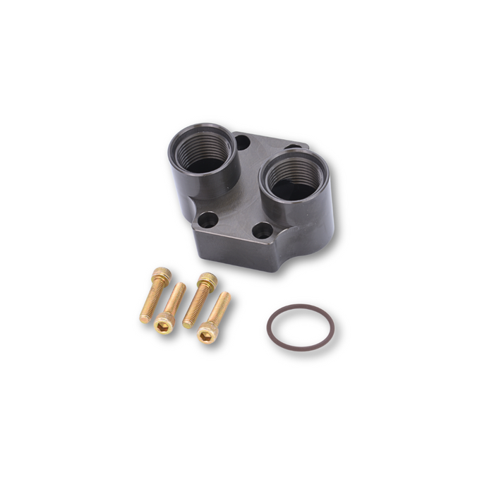 Platinum Racing Products - Kinsler Fuel Pump Dual Entry/Duel Feed Fitting