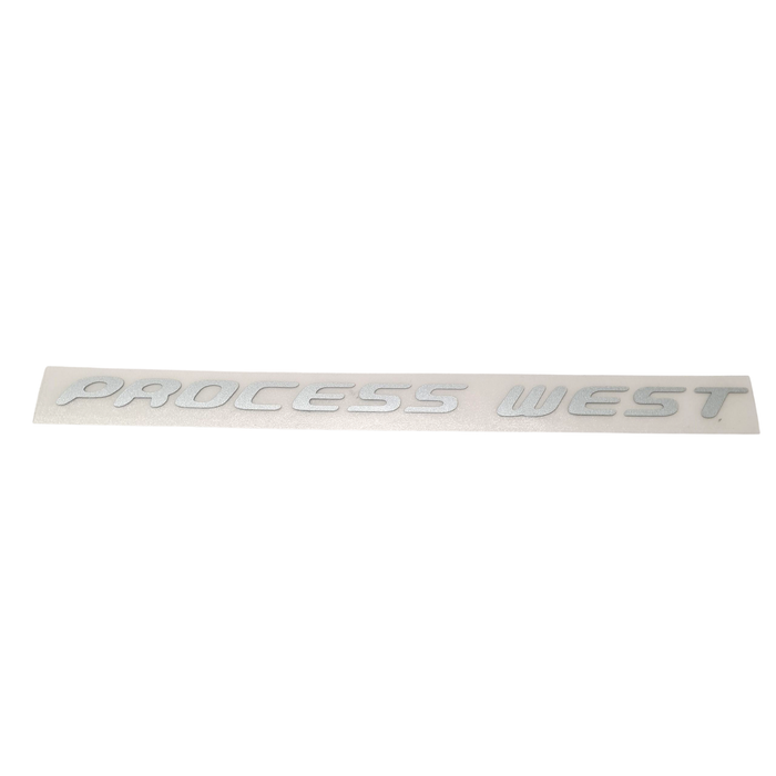 Silver Process West Logo Sticker