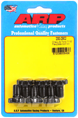 ARP Pro Series Flexplate Bolt Kit Chevrolet 90° V6 & 265-454 V8, w/ 2 pc Rear Seal, Ford 289-460 V8 & Holden V8