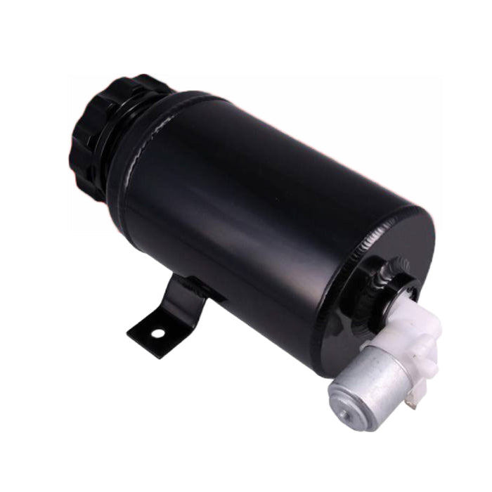 1L Black Round Washer Tank Od 89Mm H180Mm