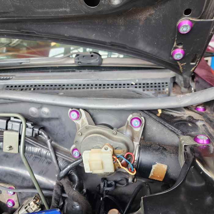 Platinum Racing Products - Engine Bay Dress Up Washer Kit - Nissan Silvia S13/S14/S15