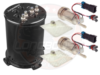 Raceworks 2.8L Surge Tank & Walbro Pumps Combo Kit