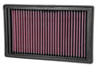 33-2998 K&N Replacement Air Filter, 2003 - 2019 Citroen/Peugeot/ DS DS4