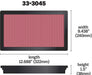 33-3045  K&N Replacement Air Filter, 2015 - 2025 Toyota Hilux/ Fortuna / Mitsubishi Triton