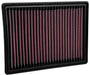 33-3152 K&N Replacement Air Filter, 2018 - 2020 Renault Megane IV 1.8L