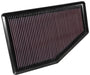 33-5049 K&N Replacement Air Filter, Holden Commodore 2.0-3.6L, '17-21'