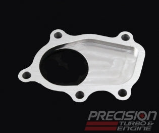 Precision Turbo & Engine - 5 Bolt Turbine Discharge Flange (Mild Steel)