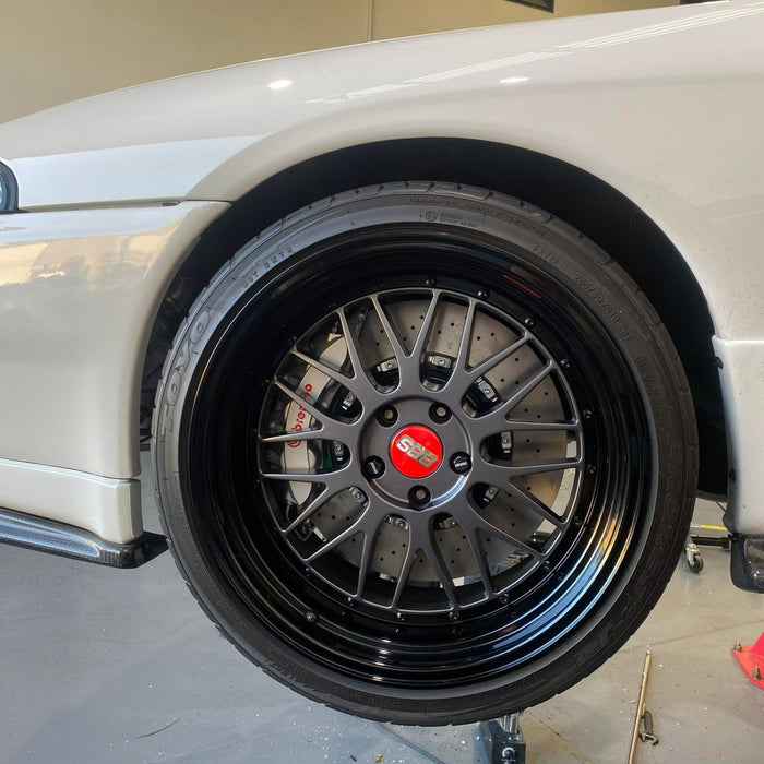 Platinum Racing Products - R35 Big Brake Upgrade Conversion Kit - Nissan Skyline R32 R33 R34