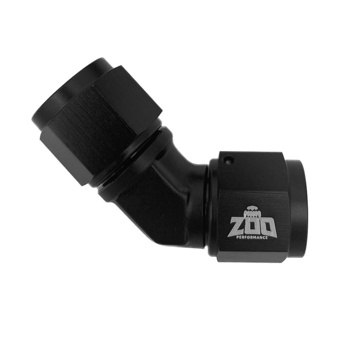 Zoo Performance - FEMALE FLARE SWIVEL ADAPTOR - 45 DEG