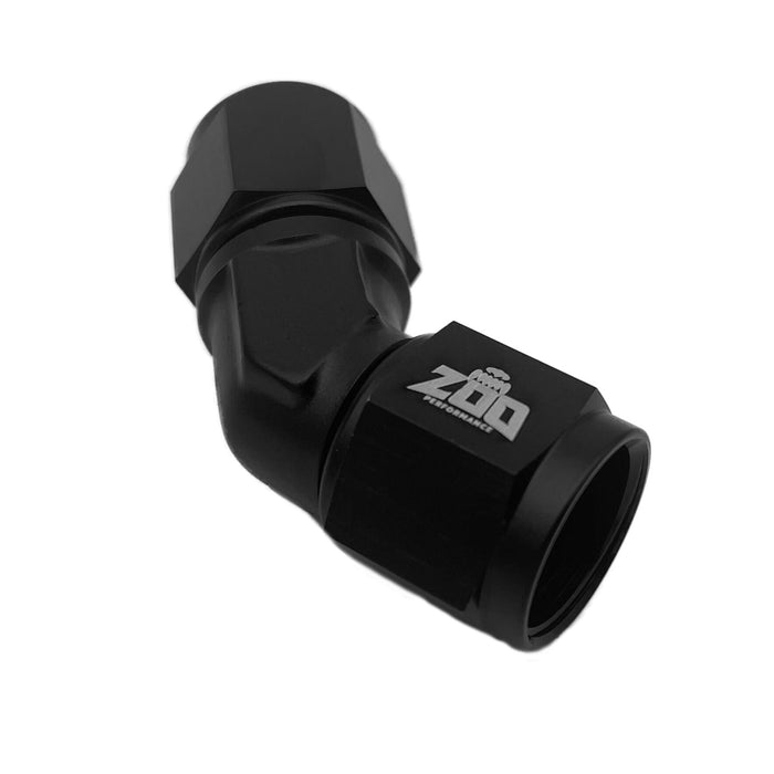 Zoo Performance - FEMALE FLARE SWIVEL ADAPTOR - 45 DEG