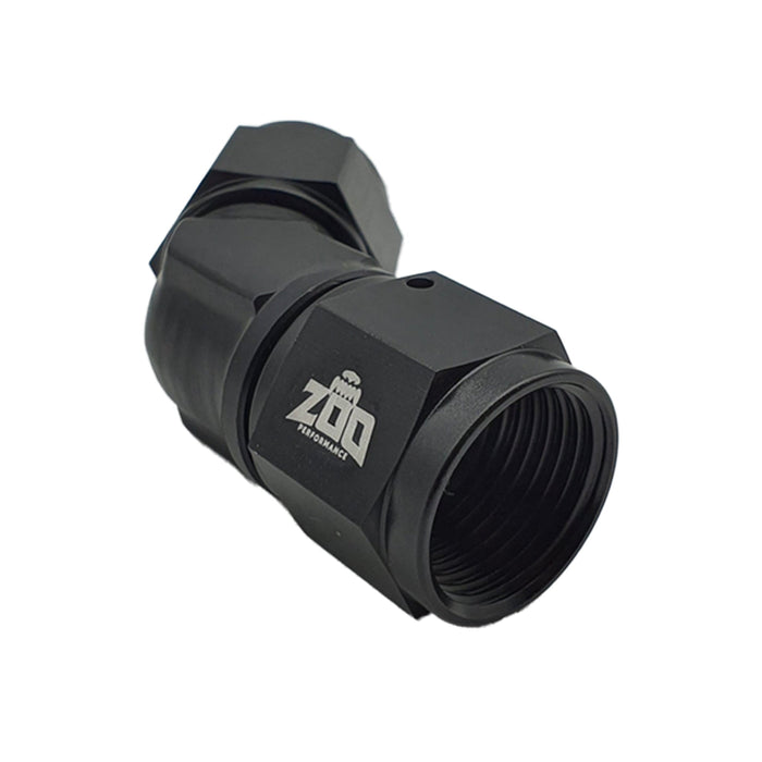 Zoo Performance - FEMALE FLARE SWIVEL ADAPTOR - 45 DEG