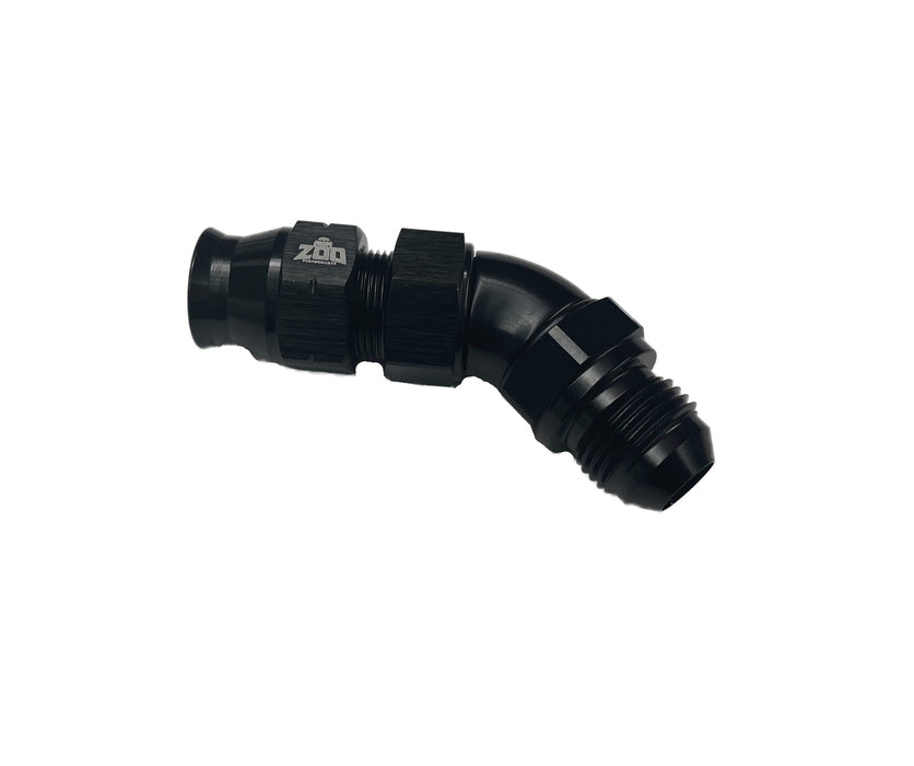 Zoo Performance - 600 Series Hardline 45 Deg Male AN Hose Fitting
