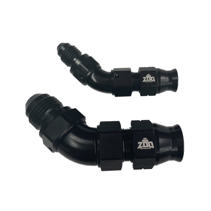 Zoo Performance - 600 Series Hardline 45 Deg Male AN Hose Fitting