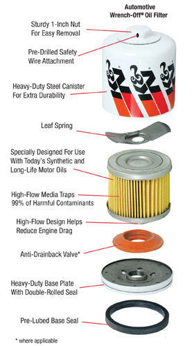 HP-1007 K&N Oil Filter, VB 5.0L-VZ 5.7l