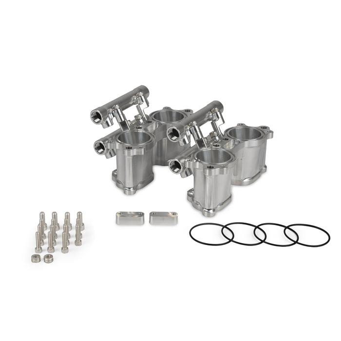 Dual Fuel Rail Billet Tumbler Delete Kit - Subaru 01-07 WRX/STI & 08-21 STI