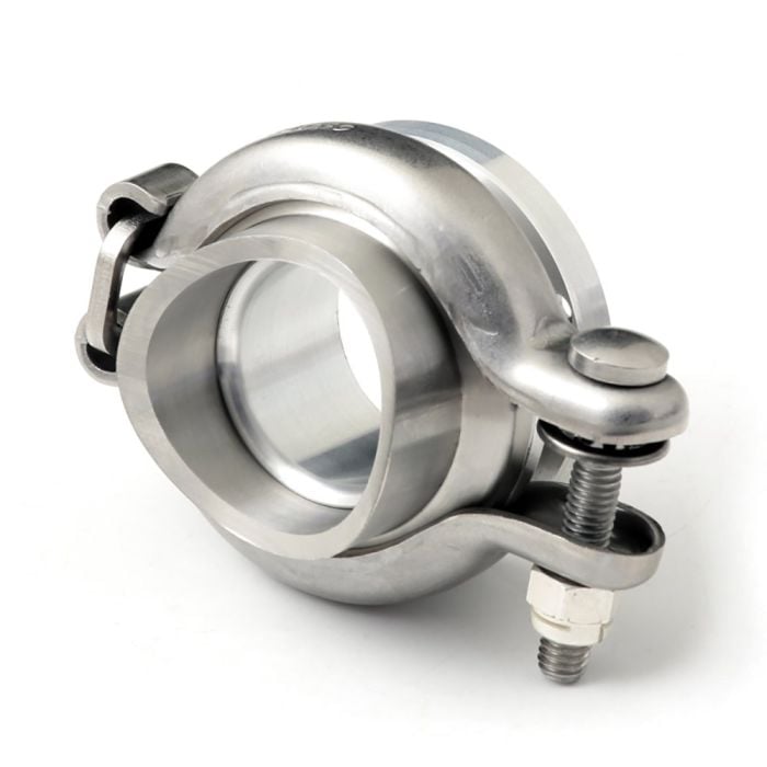 GFB - Weld-On V-Band Mounting Kit (Bolt-On Body To Alum. Weld On)