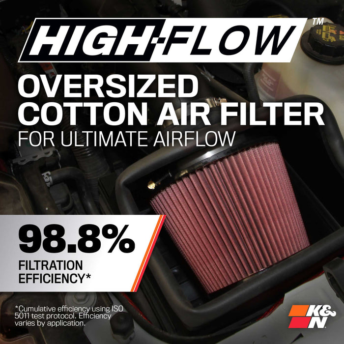 57-2581 K&N Performance Air Intake, 2011 - 2014 Ford F-150 V8