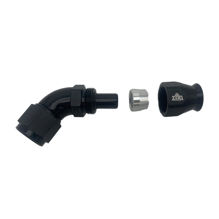 Zoo Performance - 200 Series PTFE 60 Deg Hose Ends (Teflon)
