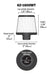 62-1600WT K&N Vent Air Filter/ Breather
