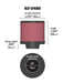 62-2480 K&N Vent Air Filter/ Breather