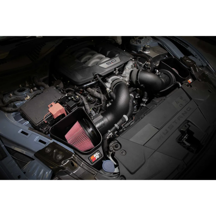 63-2626 K&N Performance Air Intake System, 2024 - 2025 Ford Mustang 5.0L V8