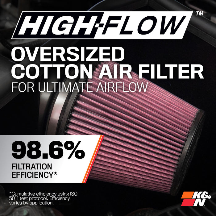 63-3074 K&N Performance Air Intake System, 2010 - 2015 Chevrolet Camaro SS 6.2L V8