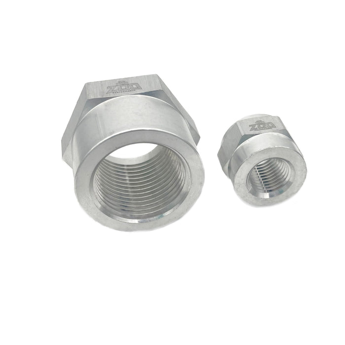 Zoo Performance - Weld on Bung -  Female Aluminium NPT Bungs with Hex Head