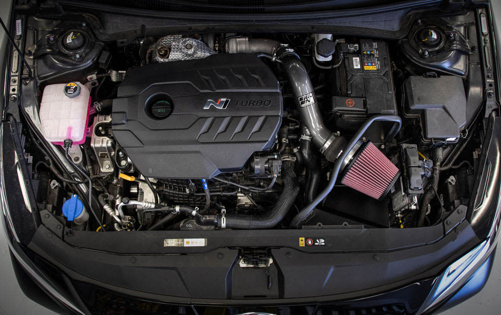 69-5329TC K&N Performance Air Intake System, 2022 - 2025 Hyundai Elantra N 2.0L L4