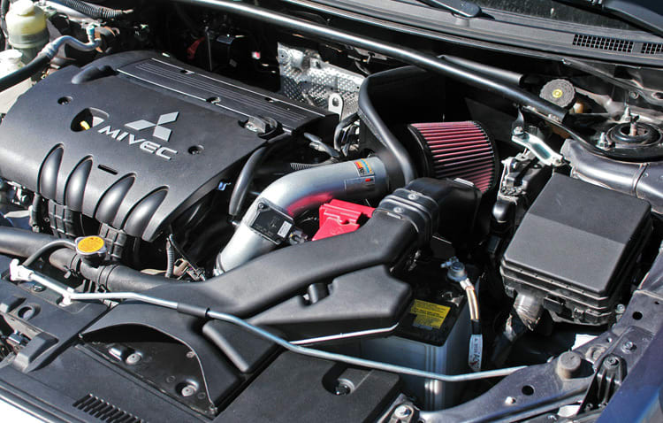 69-6544TS K&N Performance Air Intake System, Mitsubishi Lancer 2.0l, '08-14