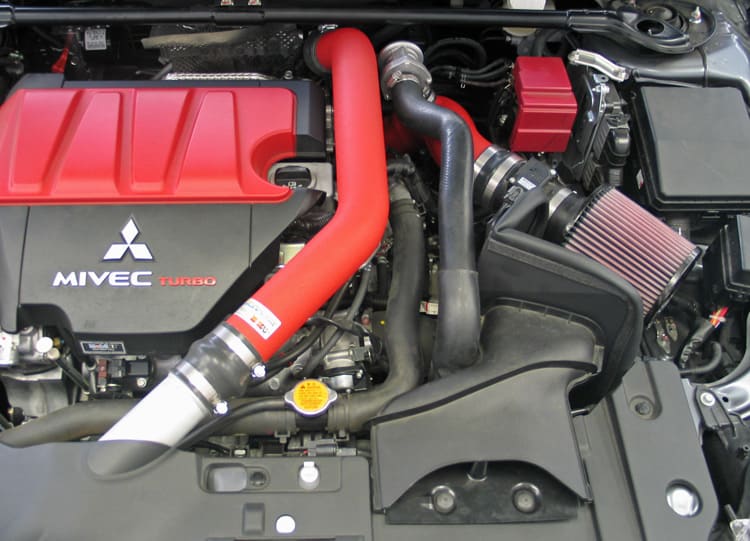 69-6546TWR K&N Performance Air Intake System, 2008 - 2015 Mitsubishi Lancer Evolution GSR 2.0L L4