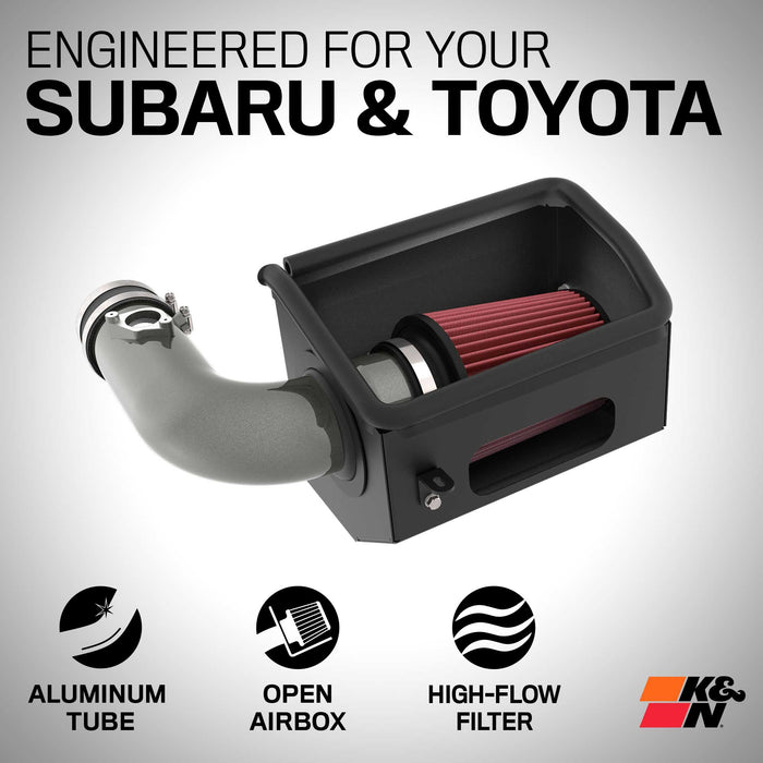 69-8624TC K&N Performance Air Intake System - SUBARU BRZ H4-2.4L