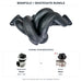6Boost manifold and black wastegate choices: Turbosmart 50mm or Pulsar 50mm. Select one dropdown option.
