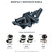 6Boost manifold and black wastegate choices: Turbosmart 50mm or 2 x Turbosmart 40mm or Pulsar 50mm. Select one dropdown option.