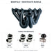 6Boost manifold and black wastegate choices: Turbosmart 50mm or 2 x Turbosmart 40mm or Pulsar 50mm. Select one dropdown option.