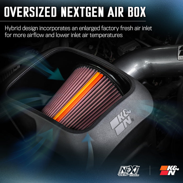 70-1561 K&N NextGen Aluminum Cold Air Intake - DODGE/RAM 1500 V8 5.7L F/I