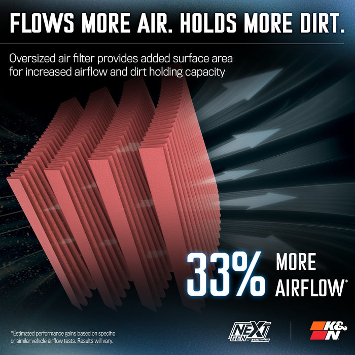 70-3110 K&N NextGen Aluminum Cold Air Intake - CHEV/GMC 1500 V8 6.2L F/I