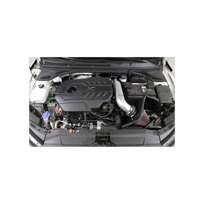69-5324TS K&N Performance Air Intake System, 2019 - 2021 Hyundai Veloster N/ 2018 - 2023 Hyundai i30N