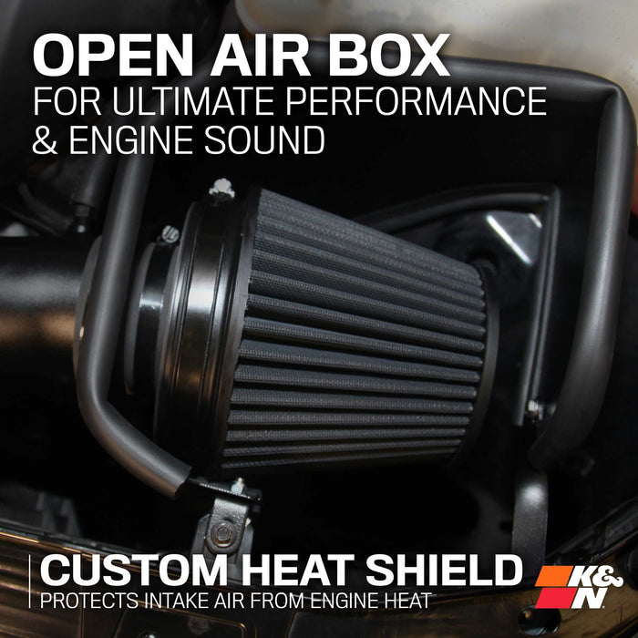71-1542 K&N Performance Air Intake System, Chrysler 300C, Dodge Charger/Challenger 5.7/6.1l V8, '05-23