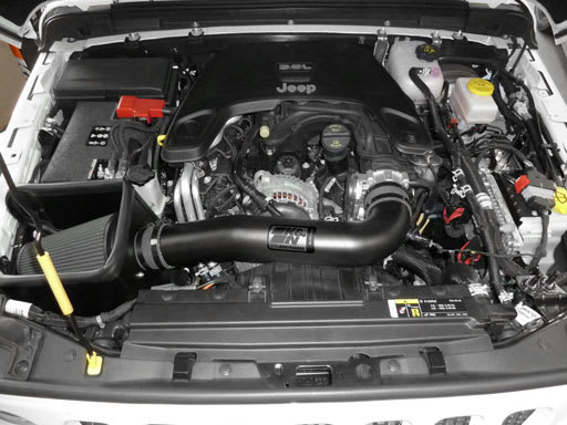 71-1576 K&N Performance Air Intake System, 2018 - 2025 Jeep Gladiator/ Wrangler JL